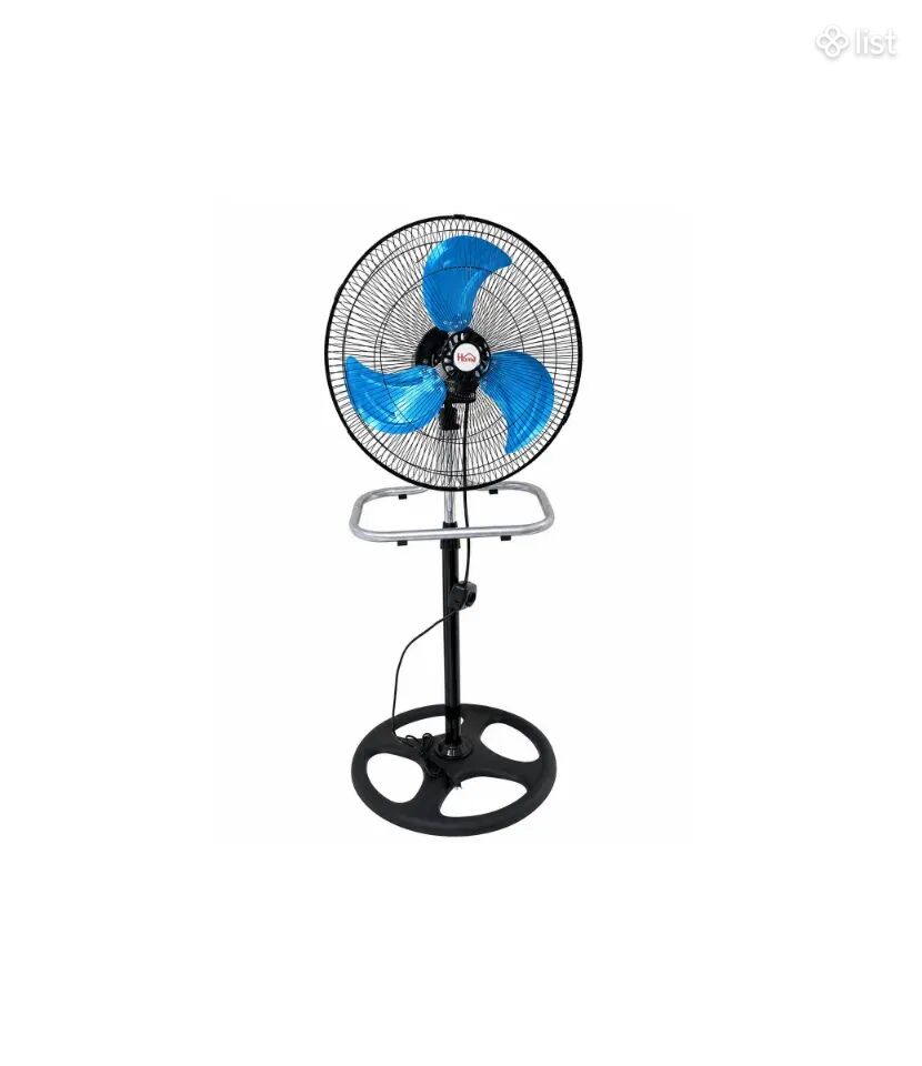 3-in-1 fan 50 cm floor, table and wall 65W powerful fan
