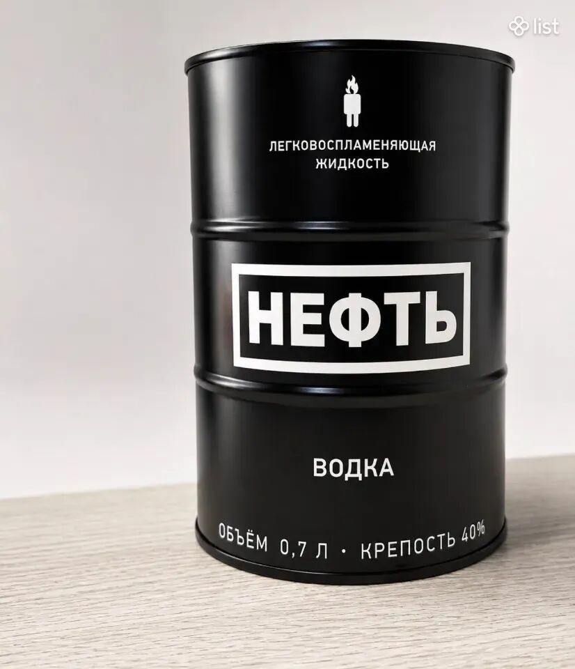 Օղի NEFT 0.7 լիտր ՇԱՏ Բարձր Որակ
