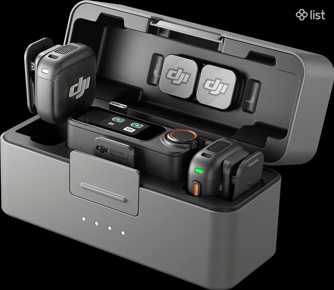 DJI Mic 3 (2 TX + 1 RX + Charging Cradle) լրիվ նոր, փակ տուփ