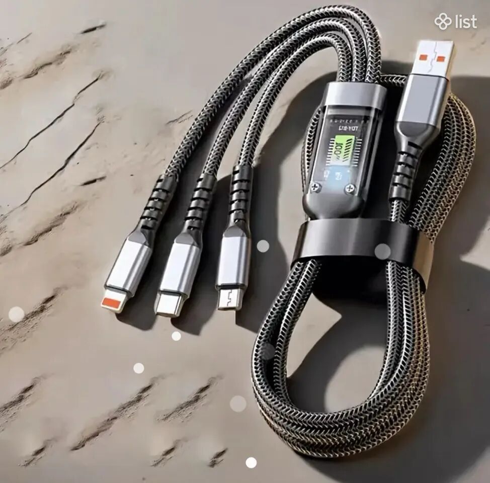 Usb Type C Micro Usb 2m, Зарядный Кабель 2 метра մեքենայի լիցքավորման լար