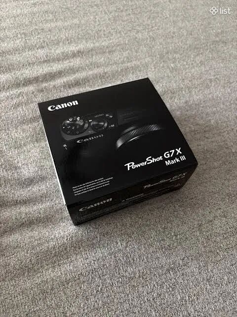 Canon G7X Mark lll Սպիտակ Նոր 1 Տարի Երաշխիք Cenon