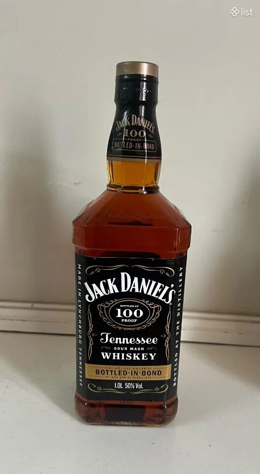 Jack Daniel's օրիգինալ վիսկի Bottled-in-Bond (100 Proof), 1.0 լիտր, USA