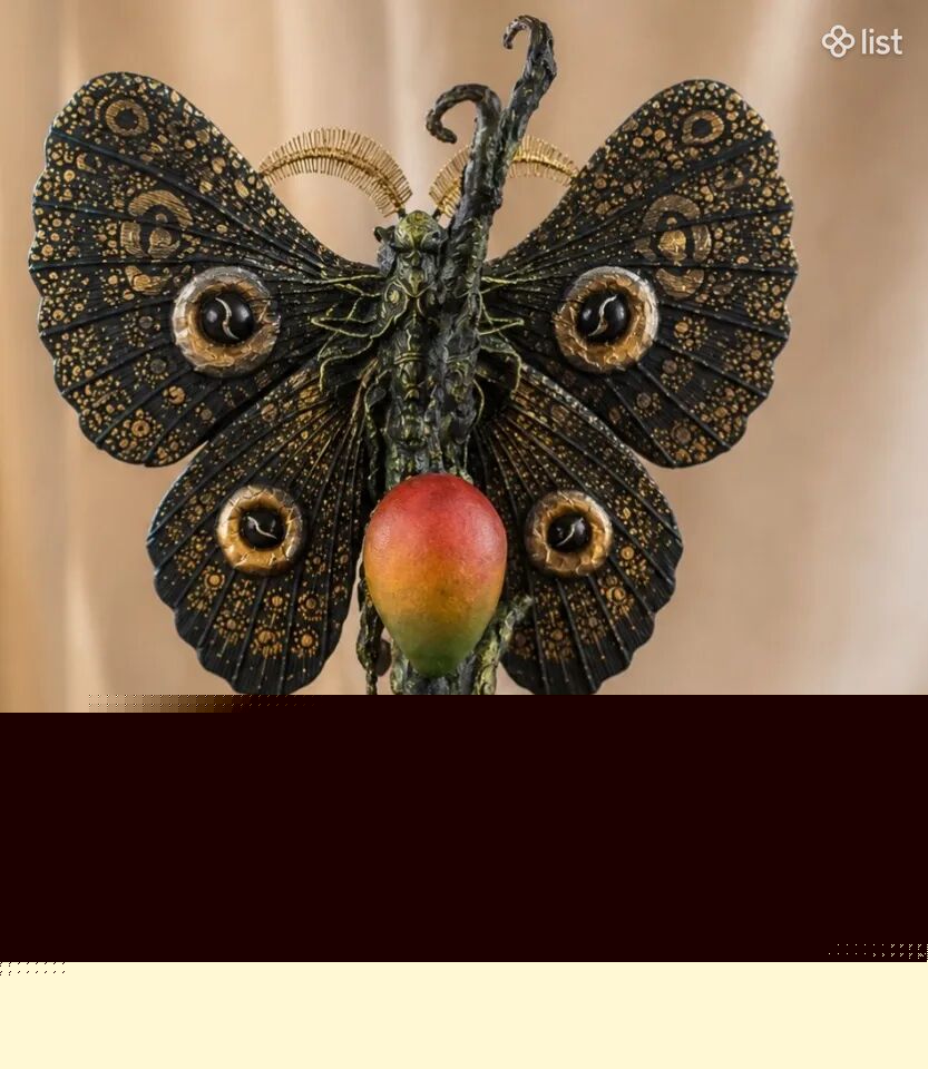 Owl Butterfly Art Work
