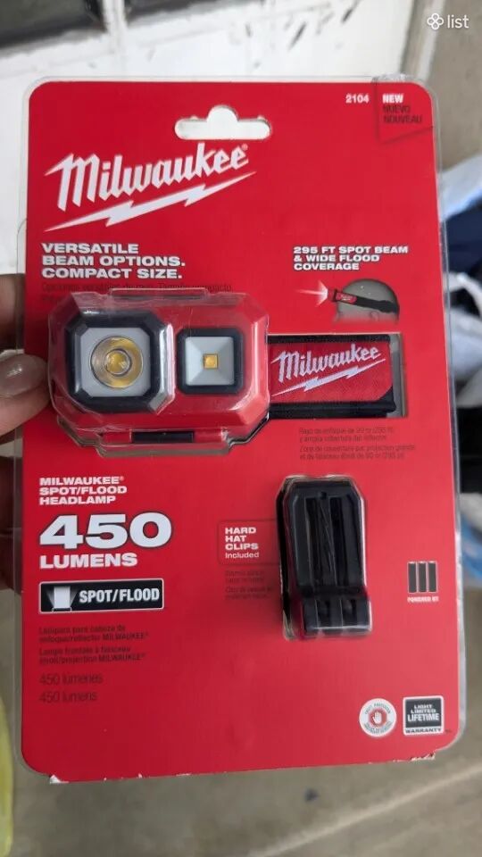 Milwaukee 450 լումին, Օրիգինալ ամերիկյան