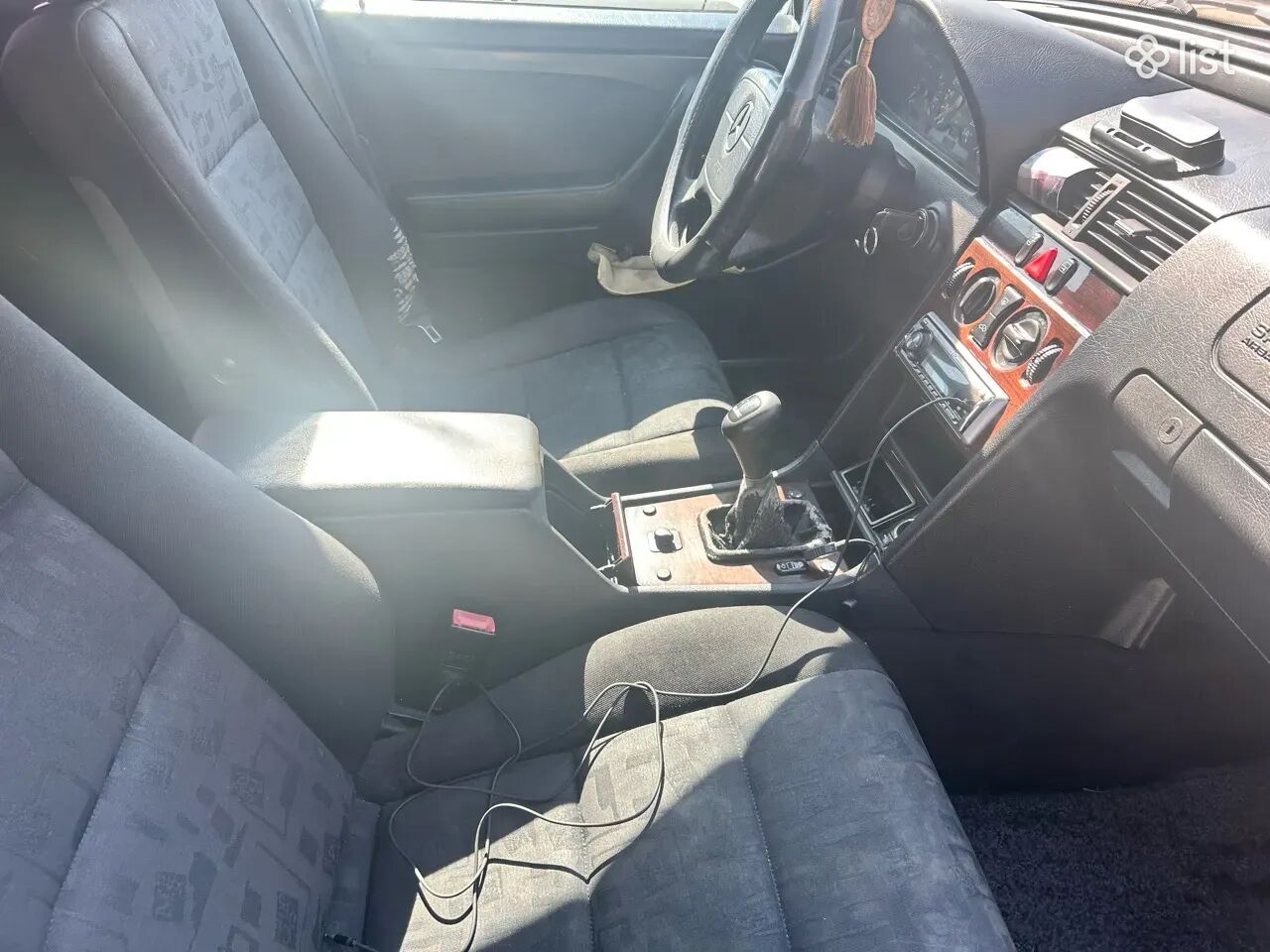 1996 Mercedes-Benz C-Class, 2.3L, gas, white