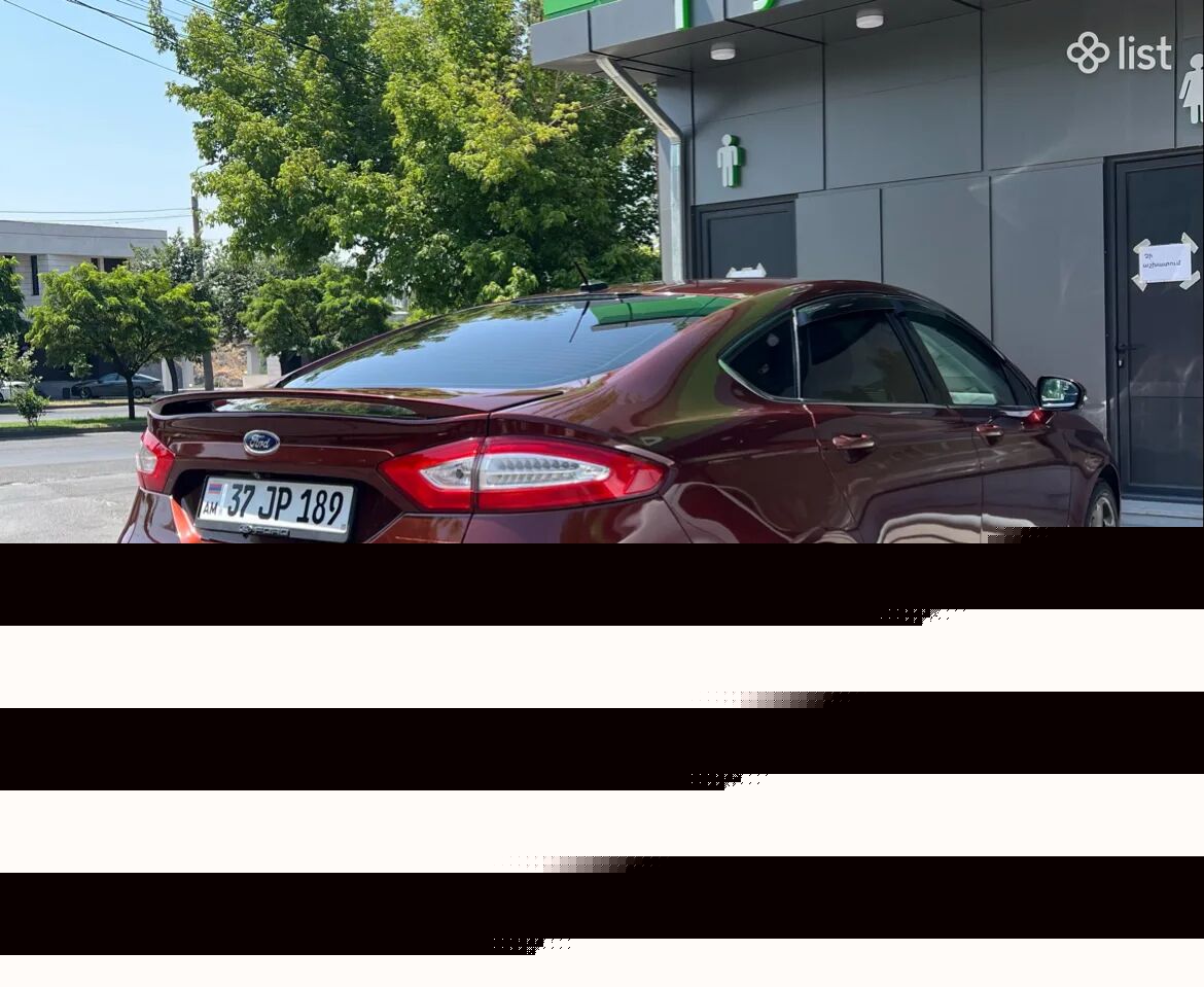 Ford Fusion (North America), 2.0 լ, 2014 թ.