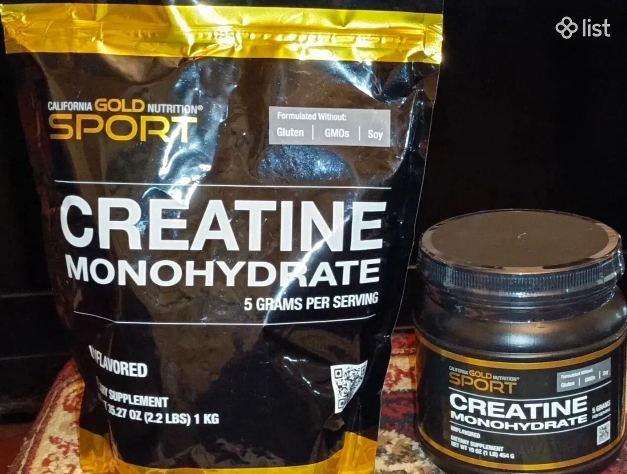 Կրեատին, Creatine Monohydrate California Gold Nutrition