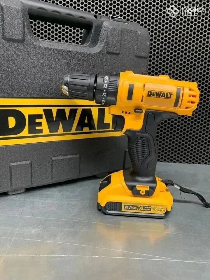 DeWalt Ֆիրմայի Ակումլյատրով Շուռուպավյորտ 48վ, 2 մարտկոցով, Նոր, Առաքումով