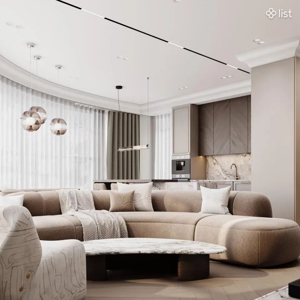 3 room apartment in a new building on Arshakunyats Avenue in the center, 85 sq.m., 15/22 floor