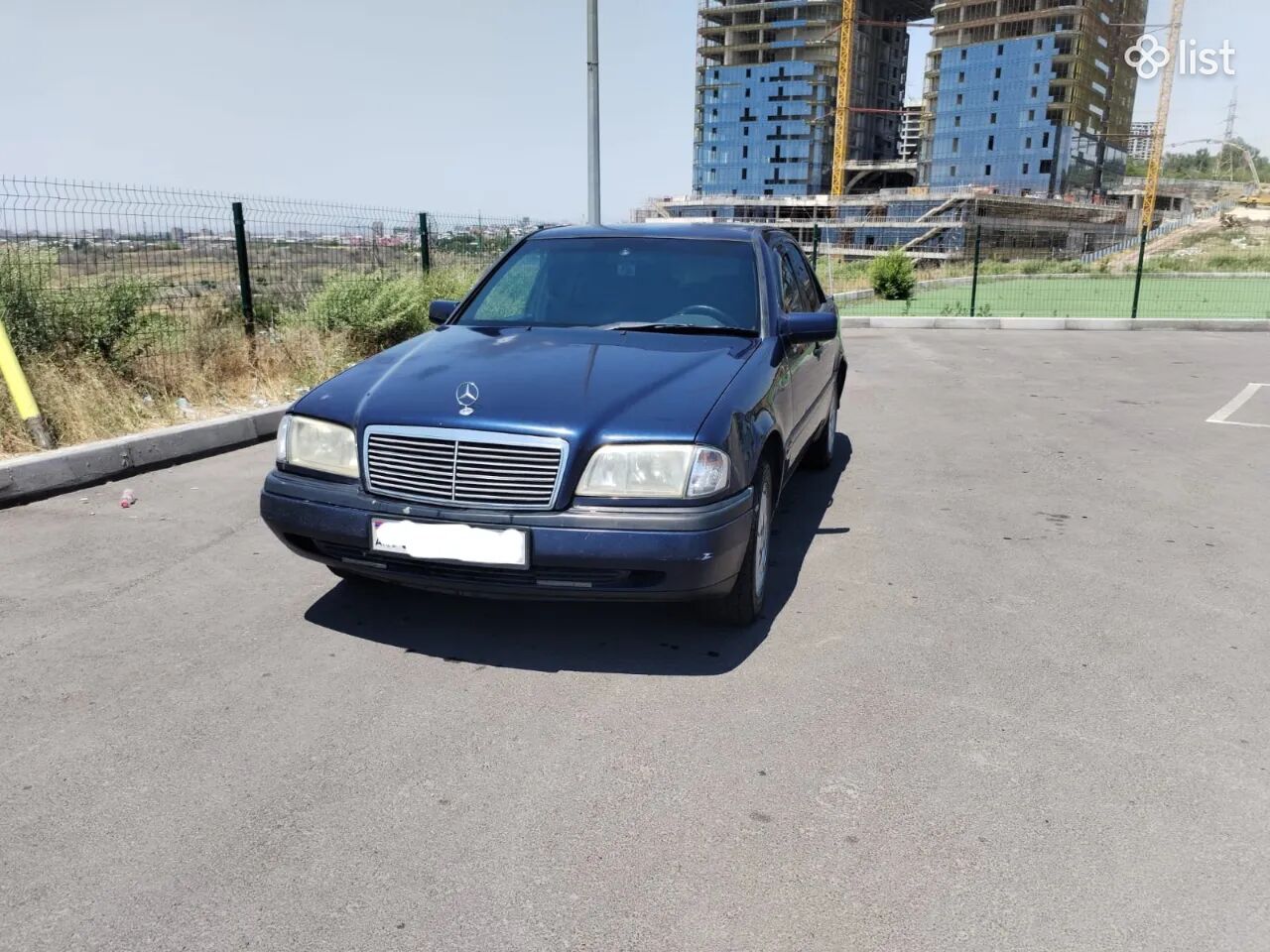 1996 Mercedes-Benz C-Class, 1.8L, gas, blue