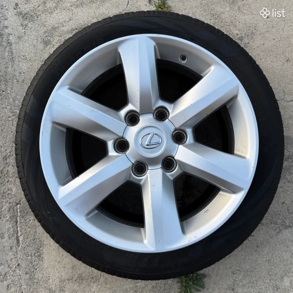 Անիվներ անվահեծերով r18 lexus gx 460 original gx470 Toyota prado 4Runner hilux ամառային անվադողեր, 265/60 R18