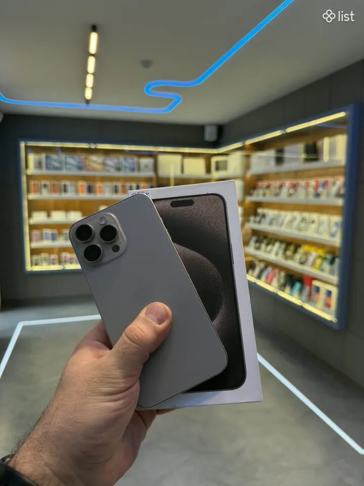 Apple iPhone 15 Pro Max, 256 GB, մոխրագույն