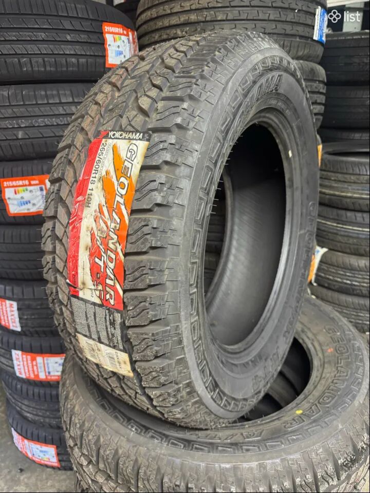 265/60 R18 Yokohama A/T լրիվ նոր.ԱՆՎՃԱՐ տեղադրում բալանս