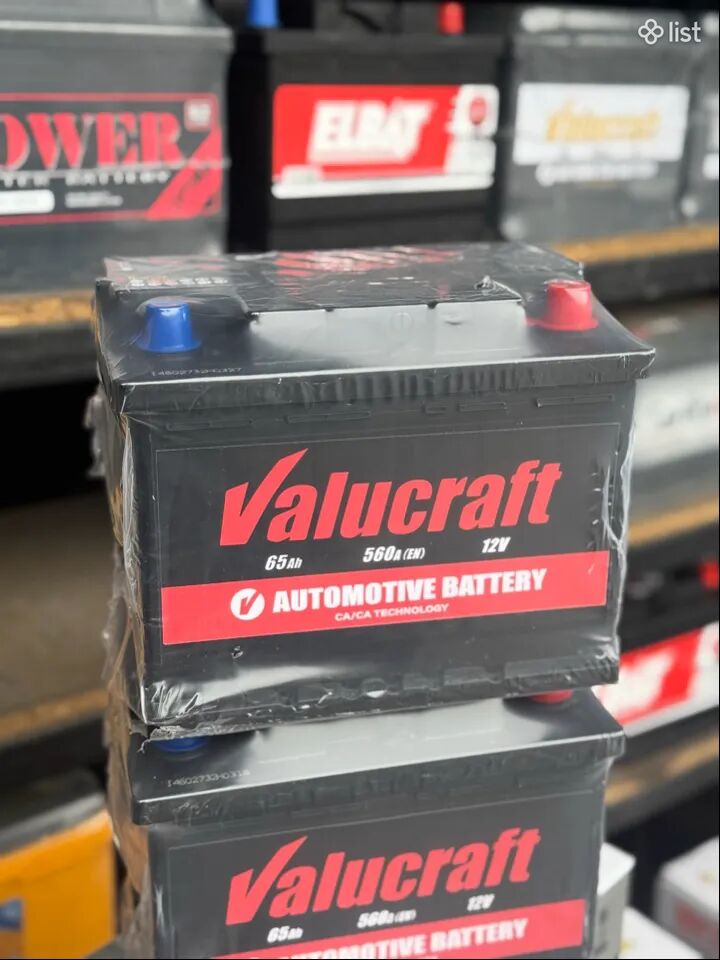 65Ah ամպեր Valucraft ապրանքանիշի մեքենայի մարտկոց, Նոր, Երաշխիք