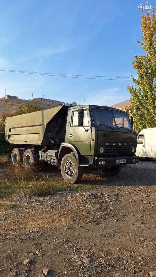 Dump Truck Kamaz (КамАЗ), diesel, 6x4, 1990 y.