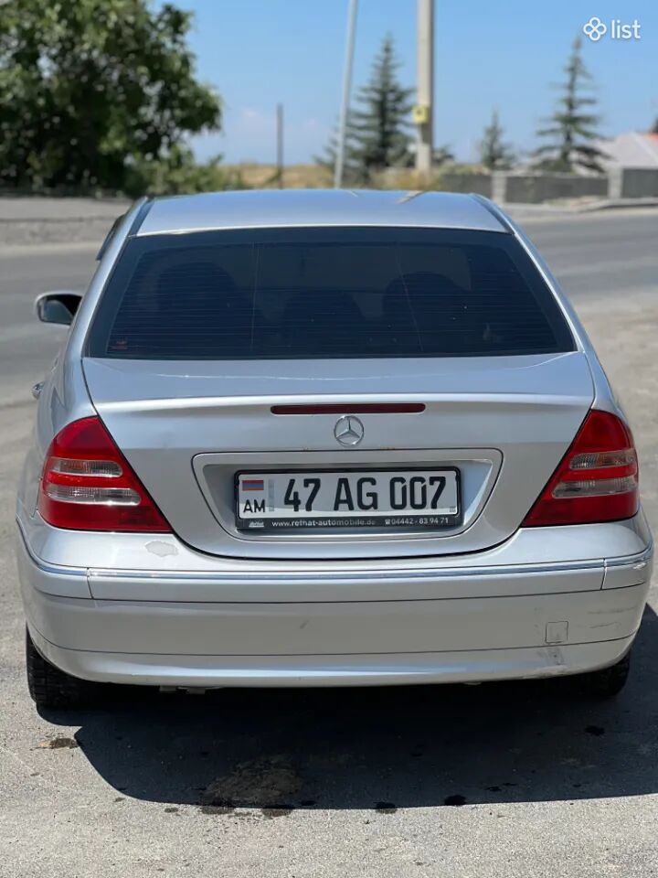 2002 Mercedes-Benz C-Class, 1.8L, gas, silver