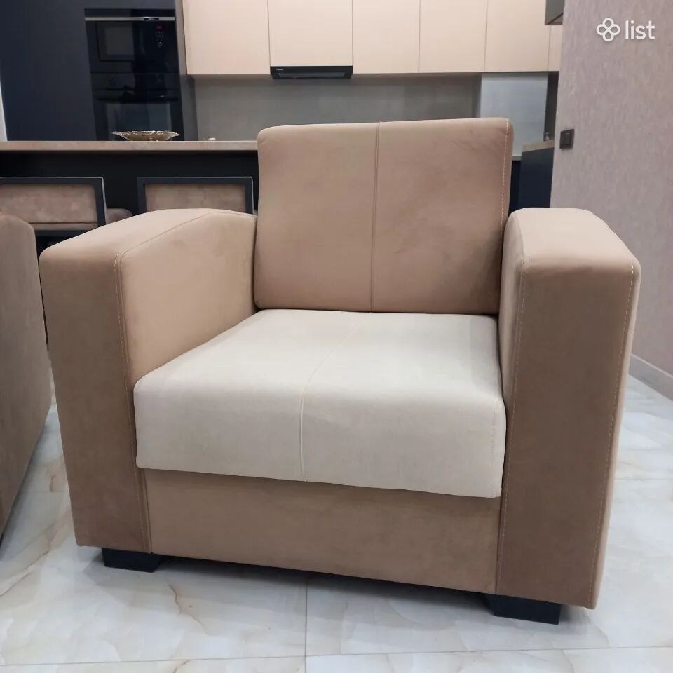 Մոդեռն բազկաթոռներ / Современные кресла / Modern Armchairs (Beige + Light Brown)
