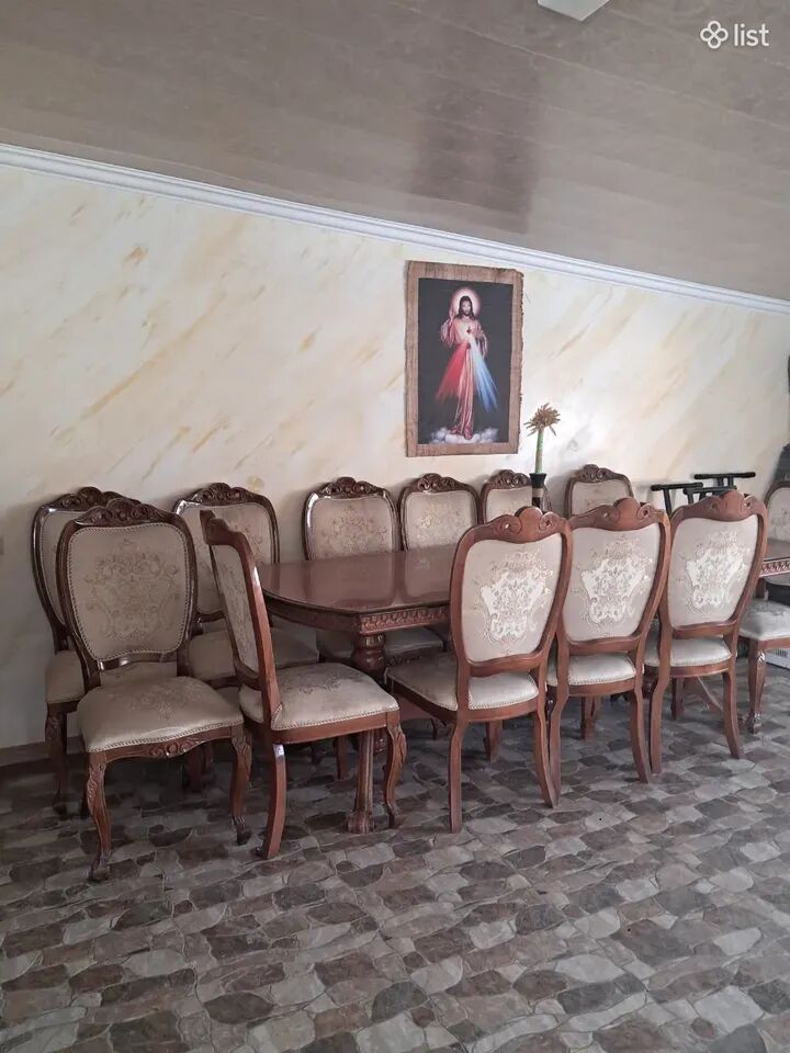 Սեղան փայտյա, օվալ, 250x100