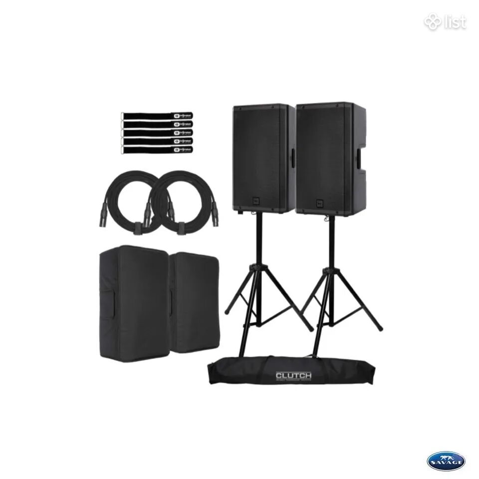 Վարձով Դինամիկներ Rcf 915 + Mixer, AUX, Bluetooth, Lightning Դինամիկների Վարձակալություն