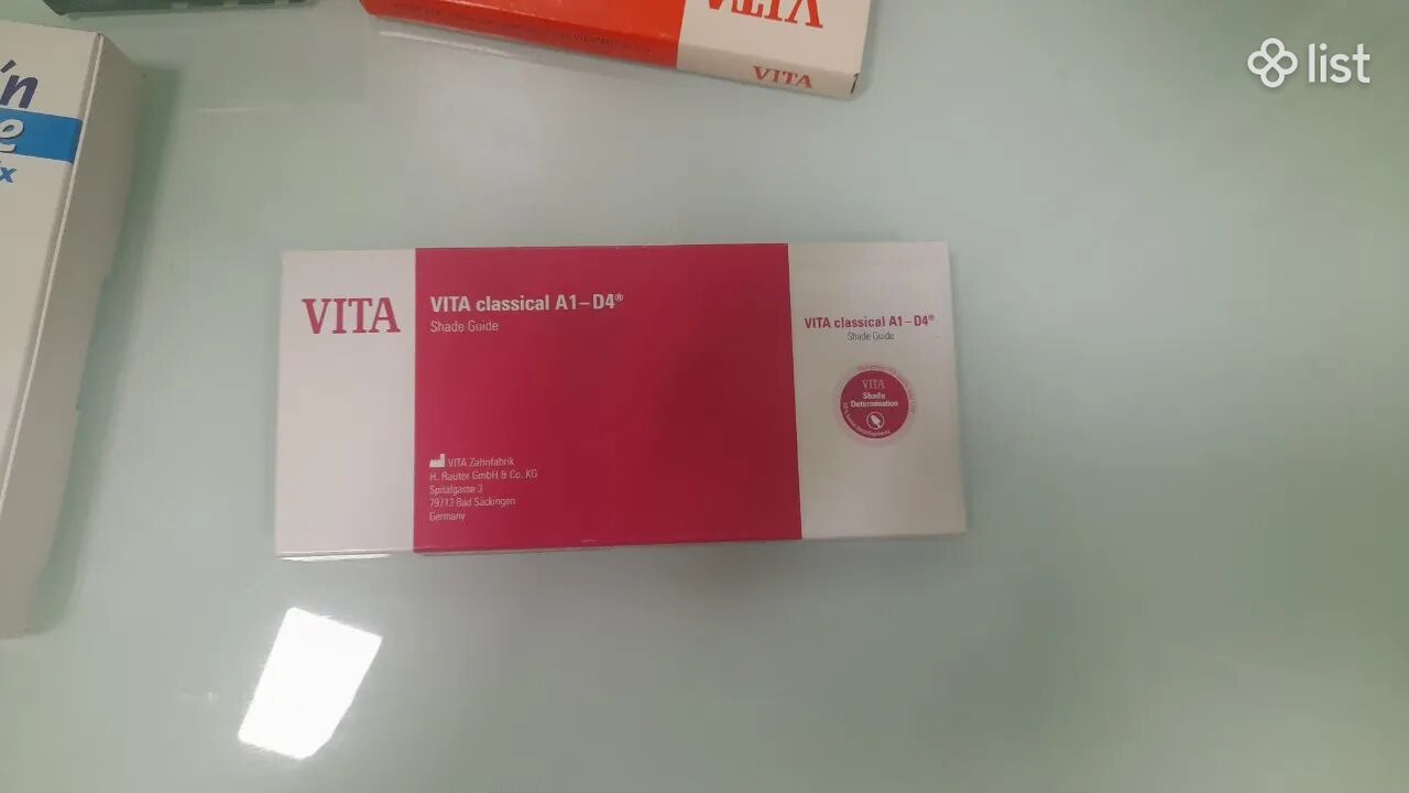 VITA CLassical A1-D4 Made in Germany by VITA, ռասցվետկա, Rascvetka, расцветка