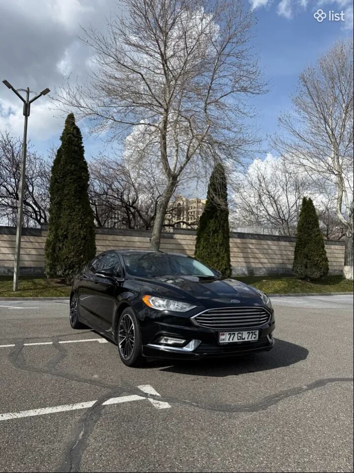 2017 Ford Fusion (North America), 1.5L, black