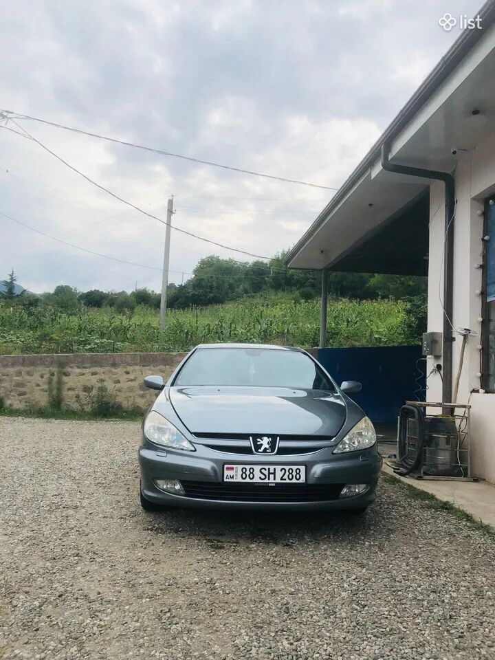 Peugeot 607, 2.2 լ, 2002 թ., գազ, արծաթագույն