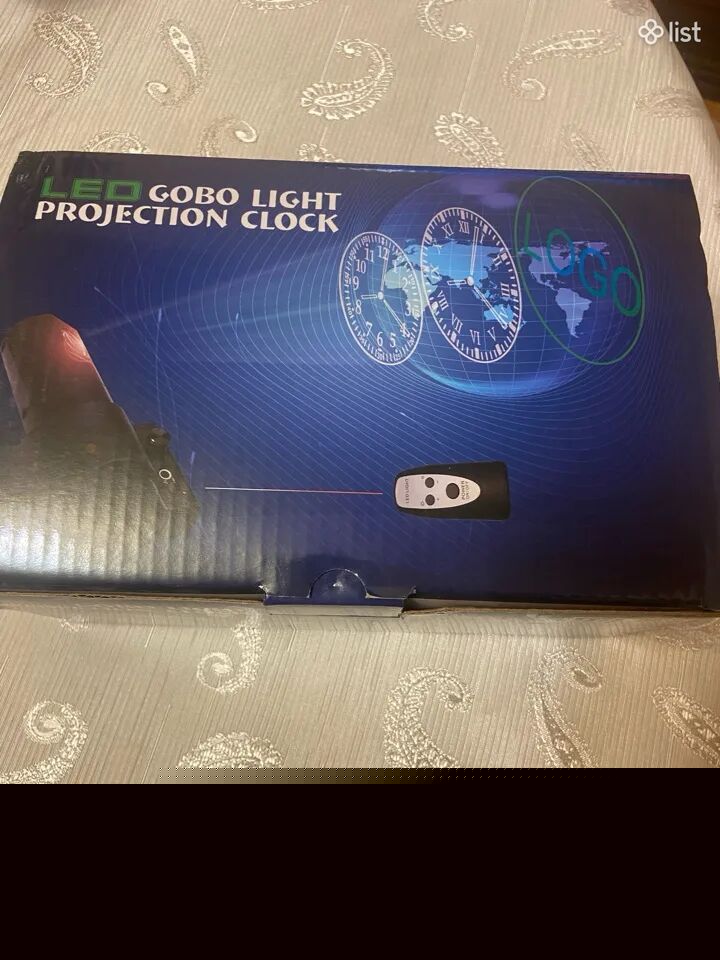 Ժամ պրոեկտոր Led Gobo Light Projection Clock