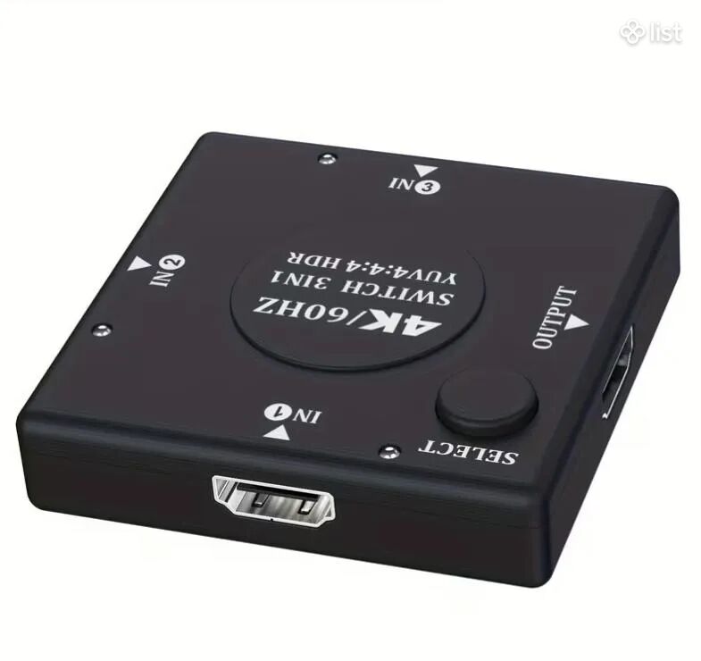 HDMI Switch 4K 60Hz Bi-Directional HDMI Splitter 3-Port 12 / 21 Երկկողմանի HDMI Սվիչ PC Xbox PS3/4