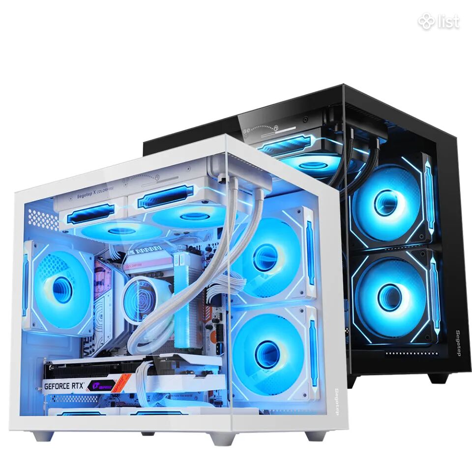 Gaming PC Case (Игровой корпус для ПК) Segotep Brave W1, 3x ARGB Cooler և Controller ներառյալ ԱԱՀ