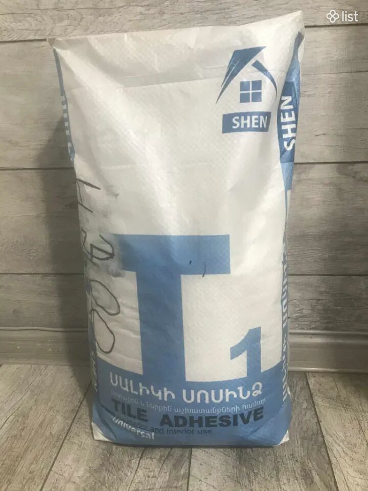 Սալիկի սոսինձ ունիվերսալ Շեն T1 25 կգ