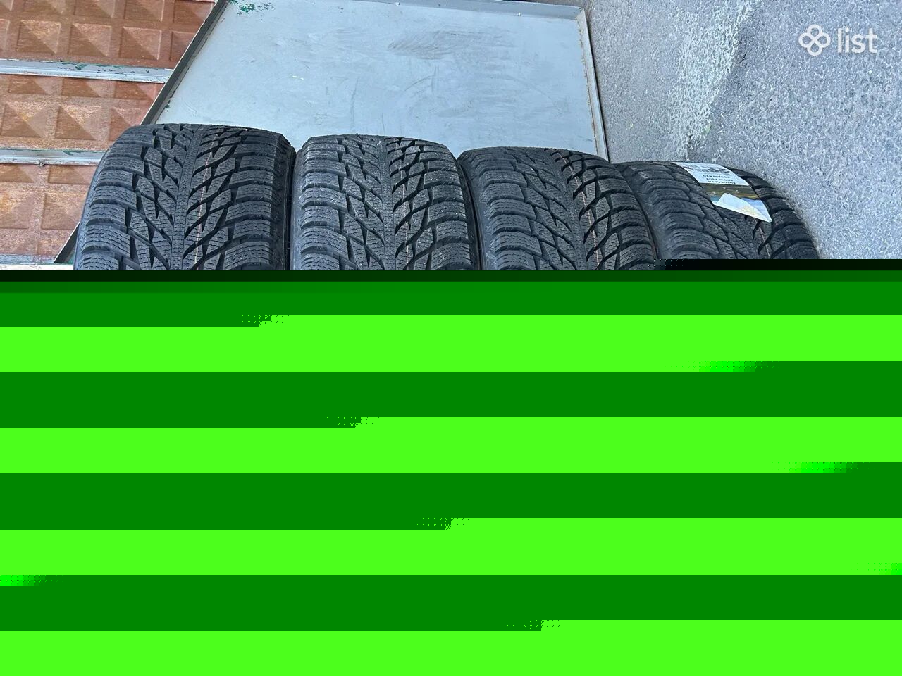 255 40 R20 Ձմեռային անվադողեր լրիվ նոր NOKIAN Ֆիրմայի տեղադրումը և բալանսը մտնում Է գնի մեջ