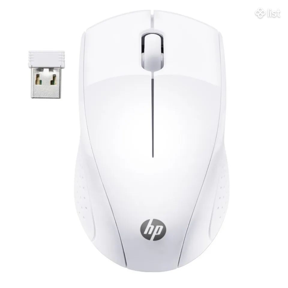 Մկնիկ HP Wireless Mouse 220 Snow White (7KX12AA) Ներառյալ ԱԱՀ