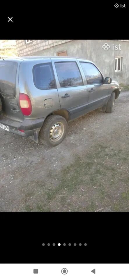 2005 Chevrolet Niva, 1.7L, all wheel drive, gas, gray