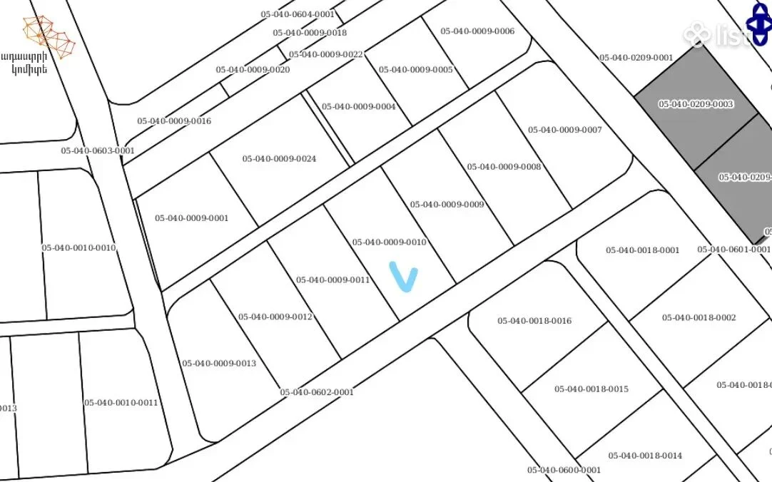 Plot for residential development, Լճաշեն գյուղ in Lchashen, 1,200 sq.m.