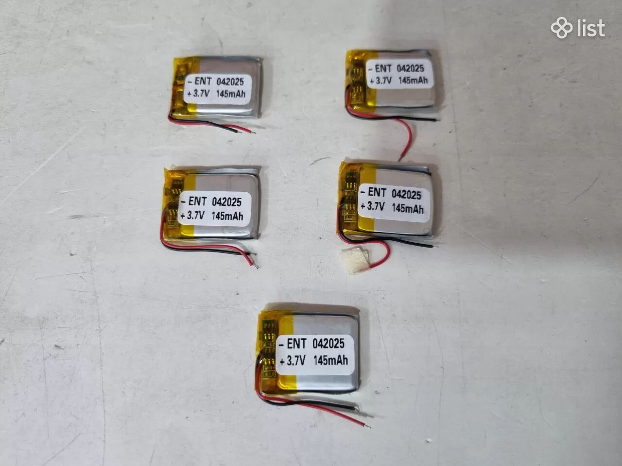 3.7v 145mah battery ունիվերսալ ակումյատոր տարբեր սարքերի համար մարտկոց նայեք