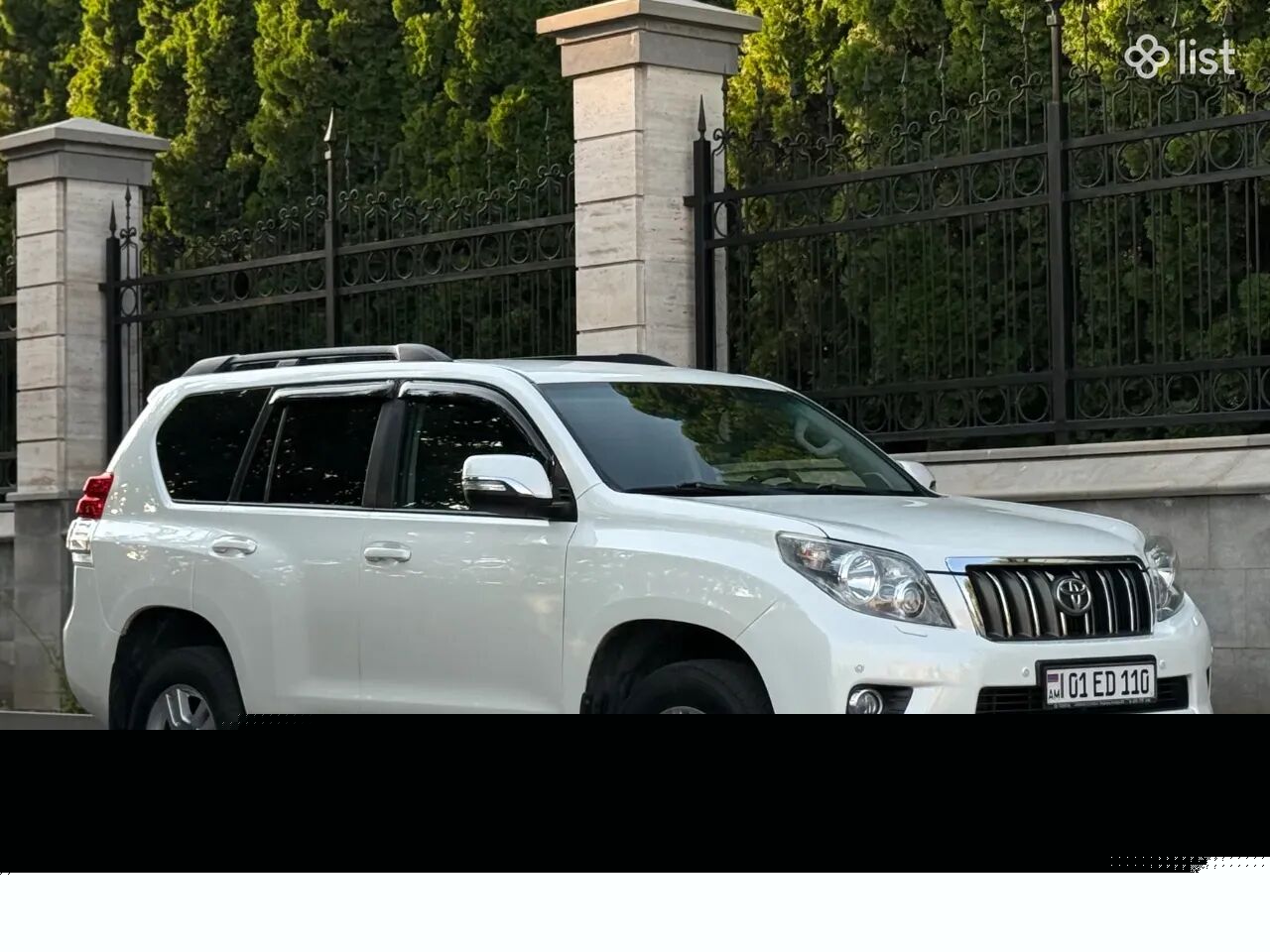 Toyota Land Cruiser Prado, 4.0 լ, լիաքարշ, 2014 թ., գազ, սպիտակ