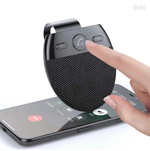 Громкая связь авто Bluetooth-гарнитура FlyHigh SP11 Черный автомобильный солнцезащитный козырек hendsfree