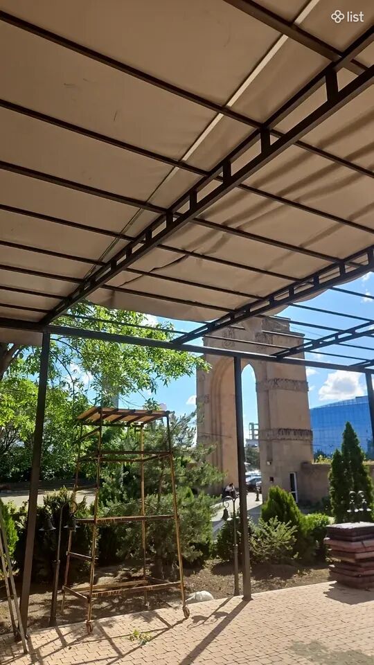 Տաղավարների, բացօթյա սրճարանների և տարբեր կառույցների արևապաշտպան ծածկեր պատվերով
