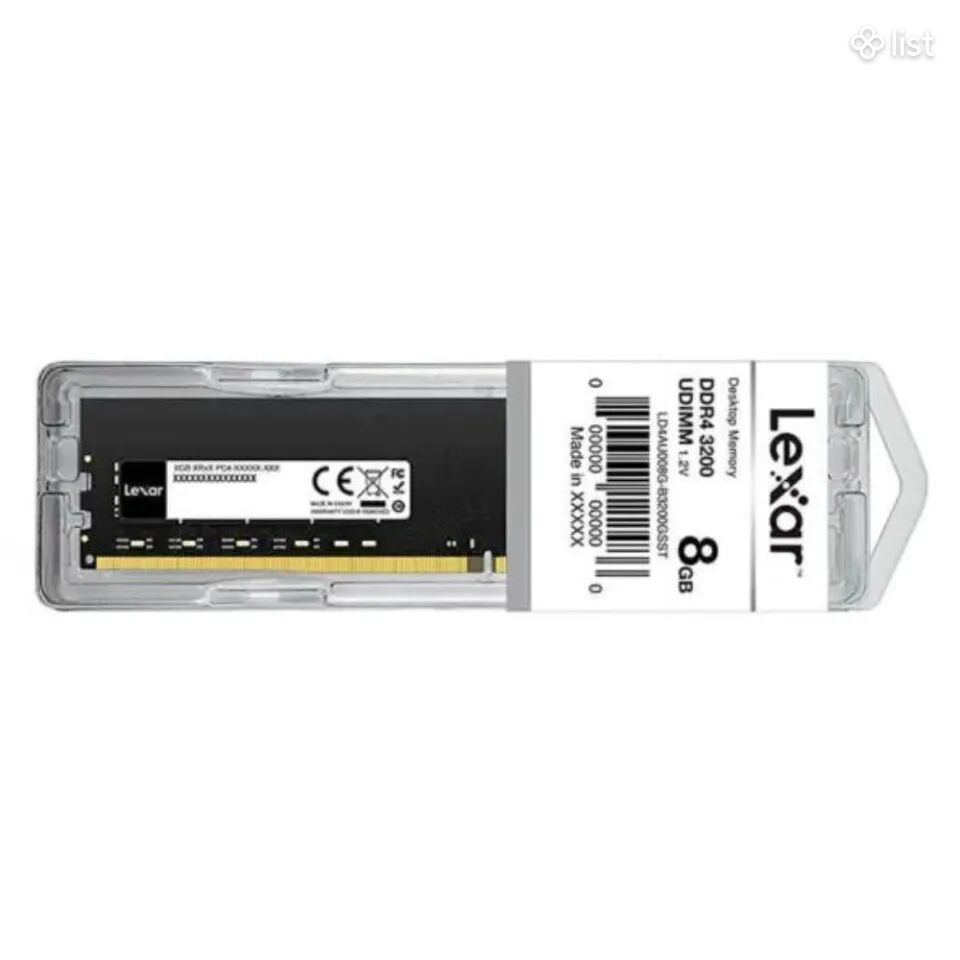 Ddr4 8gb 3200mhz Lexar pc ram озу оперативная память