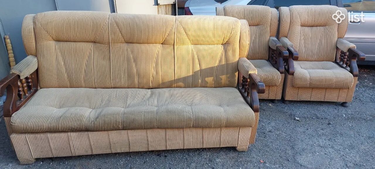 Ուղղանկյուն, շագանակագույն, կտոր, 1 տեղ, 200 x 60 սմ