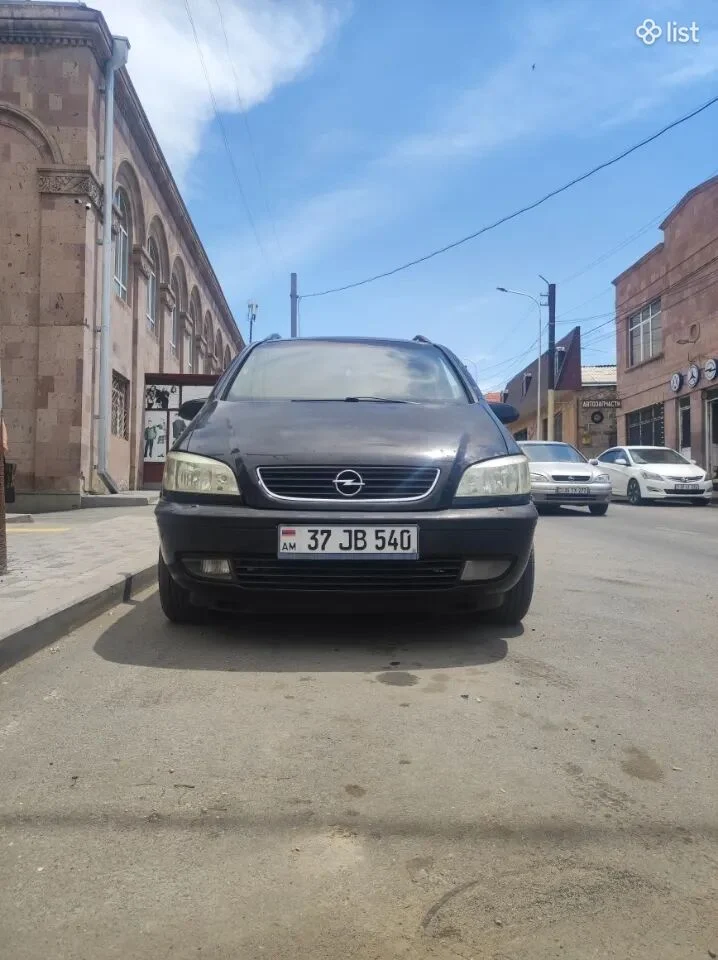2002 Opel Zafira wagon, 1.8L, gas