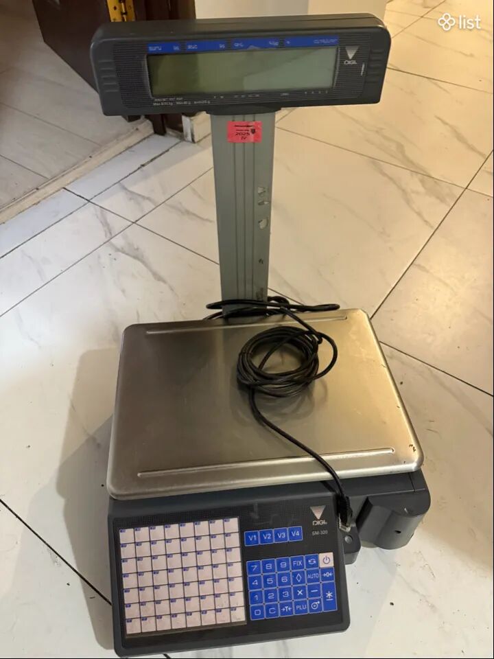 Շտրիխ կոդ տպող կշեռք Էլեկտրոնային կշեռք DIGI SM-320 Էլեկտրական կշեռք