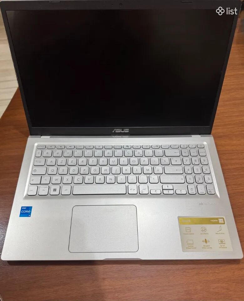 ASUS Vivobook 15 X515EA, Intel Core i5, 8 GB RAM, 15.6 inch, մոխրագույն (gray) նոթբուք, notebook, laptop