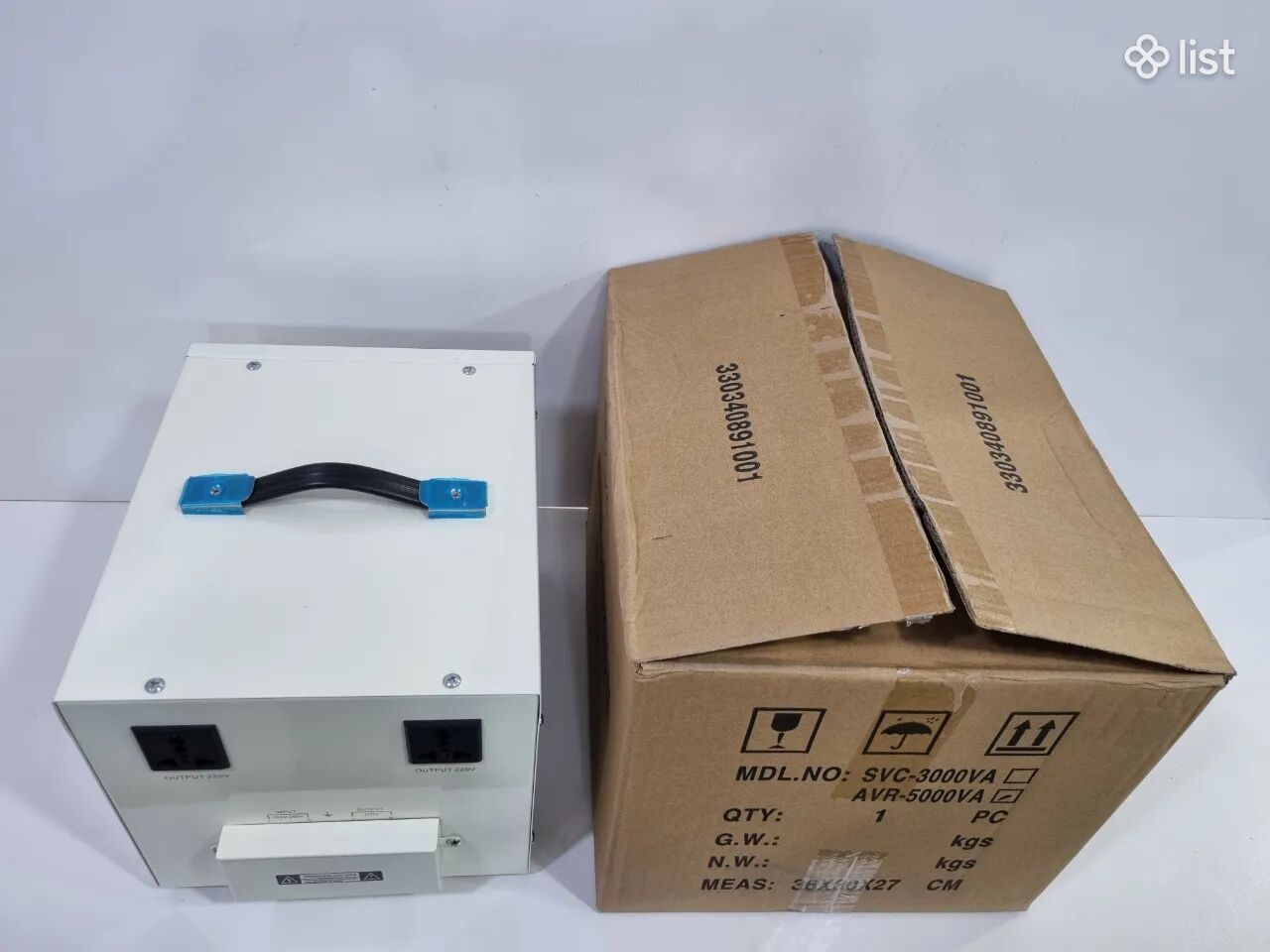 Ստաբիլիզատոր оutput 220v input 160v-260v avr 3000va Հոսանքի լարման կարգավորիչ շատ որակով