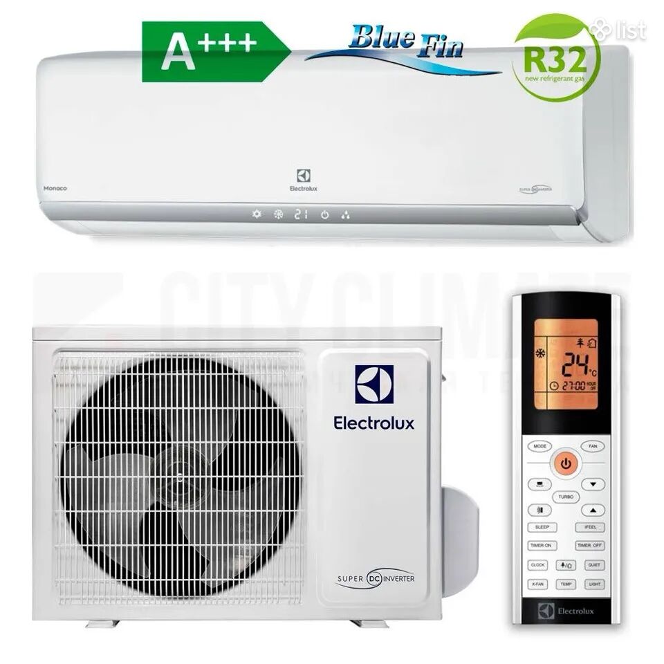 Electolux Monaco Super DC inverter 09 օդորակիչ նախատեսված 30քմ ի համար առաքում + տեղադրում անվճար