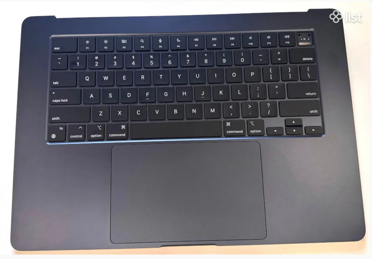 Клавиатура для MacBook Air 13 A2681, Mid 2022 / 15" A2941, Mid 2023, Г-образный Enter keyboard