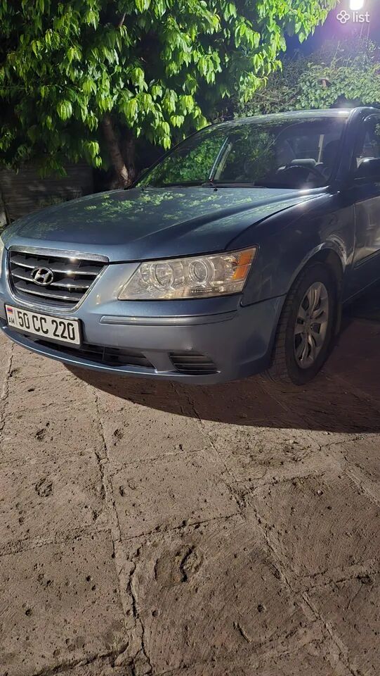 2008 Hyundai Sonata, 2.4L, gas, blue