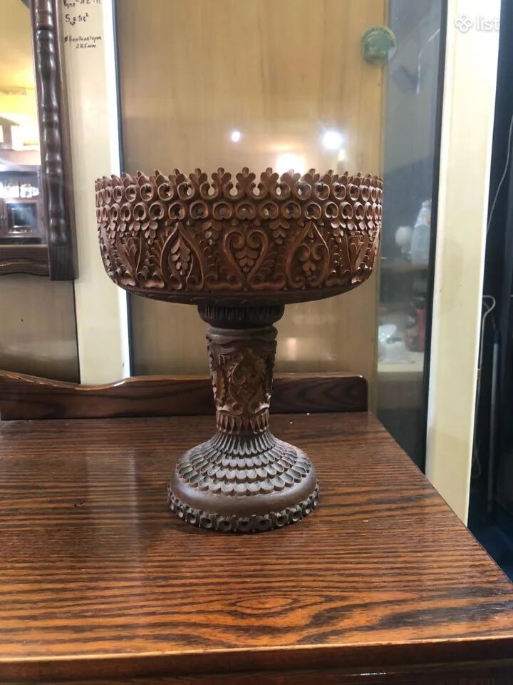 Փայտյա մրգաման, ձերքի աշխատանք