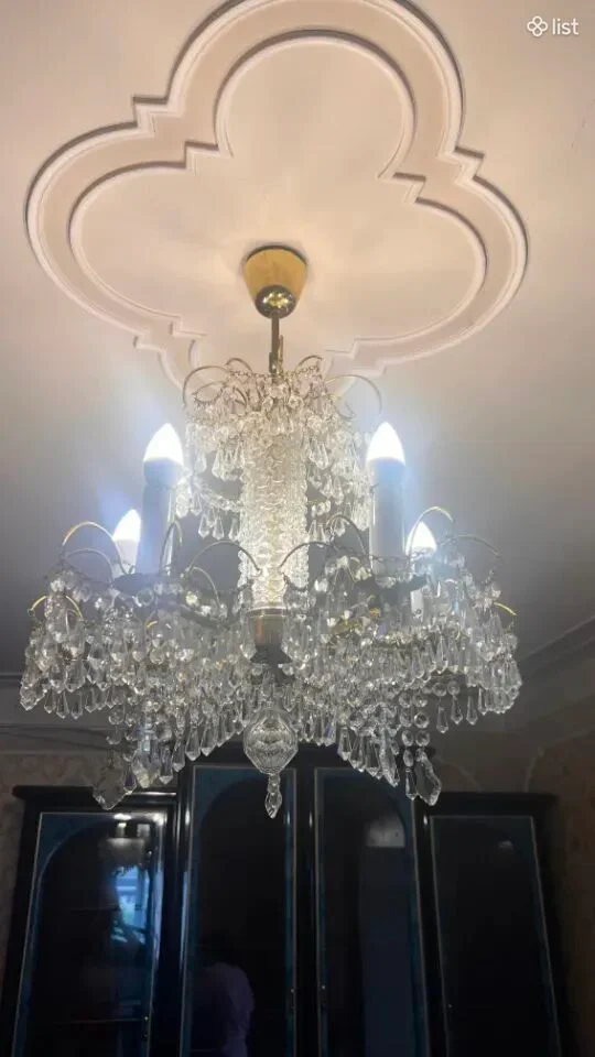 Հնաոճ ջահ 5 լամպով