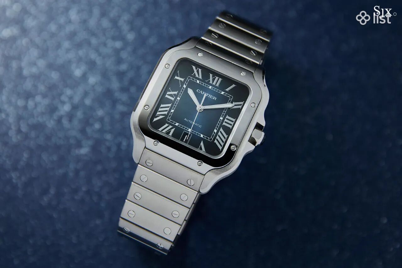 Cartier Santos Men/Uni Blue dial